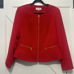Calvin Klein suit jacket - Red
